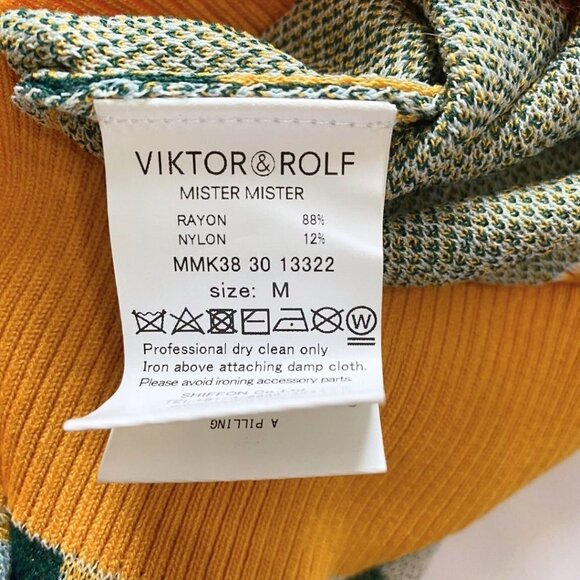 VIKTOR & ROLF MEN'S COLORFUL ABSTRACT  STRICKPULLOVER - M - Picture 12 of 12